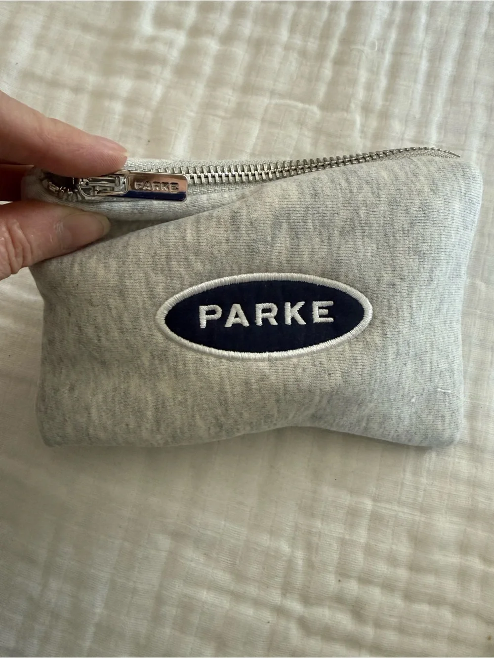NIB PARKE Cream Claw Clip